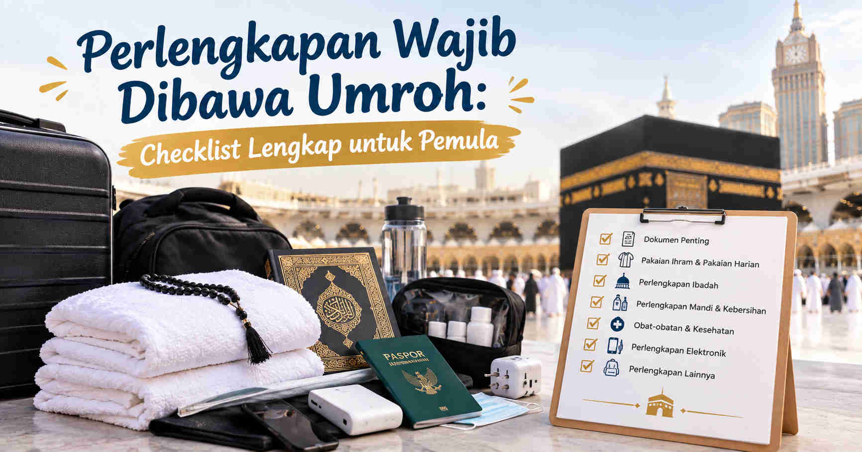Perlengkapan Wajib Dibawa Umroh: Checklist Lengkap untuk Pemula