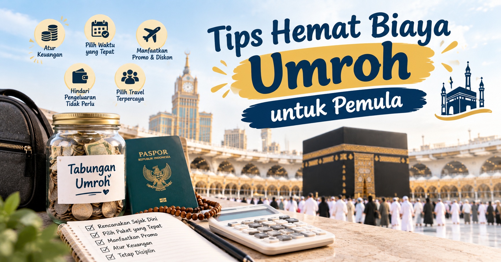 Tips Hemat Biaya Umroh untuk Pemula: Ibadah Nyaman Tanpa Menguras Kantong